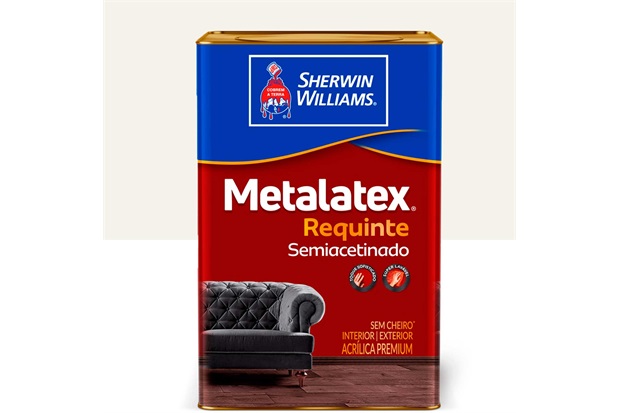 Tinta Acrílica Premium Semiacetinado Metalatex Requinte Branco 18 Litros - Sherwin Williams