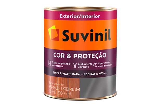 Tinta Esmalte Premium Cor & Proteção Fosco Branco 900ml - Suvinil