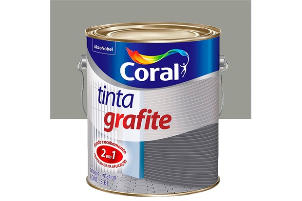 Tinta Grafite Claro 3,6 Litros - Coral