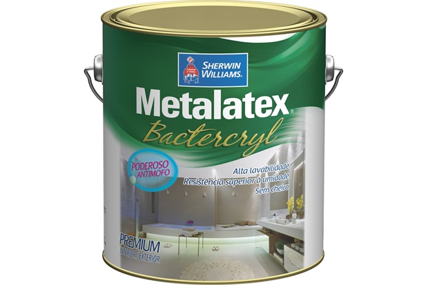 Tinta Metalatex Bactercryl  3,6 Litros - Sherwin Williams