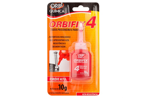 Trava Parafuso Orbifix 4 Vermelho 10g - Orbi Química