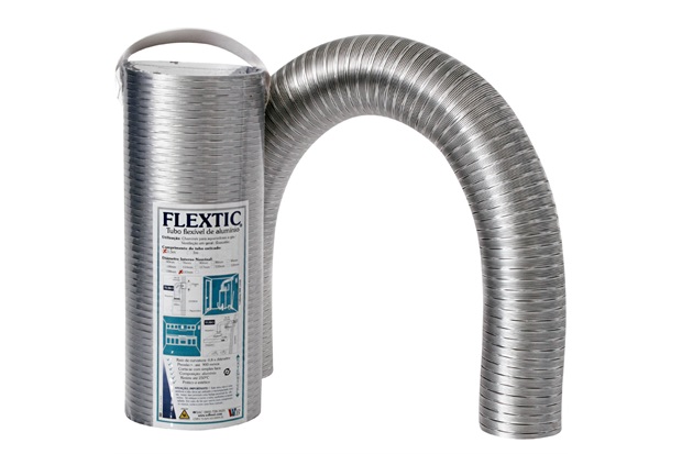 Tubo Flexível para Exaustão Flextic 80x740mm com 3 Metros - Westaflex