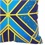 Almofada em Poliéster Diamond 45x45cm Azul Marinho E Amarelo - Casanova