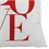 Almofada em Poliéster Love 45x45cm Vermelha - Casanova