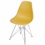 Cadeira Eames com Base em Metal 46x46,5cm Açafrão - Ór Design