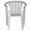 Cadeira em Polipropileno Global 70x51cm Branca - Gardenlife 