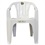 Cadeira em Polipropileno Global 70x51cm Branca - Gardenlife 