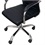 Cadeira Florença Alta Rodizio Preta em Pu Base Cromada 118cm - Ór Design