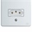 Conjunto 1 Interruptor Simples + Tomada 10a Pl4x2 Equille Branco - WEG