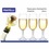 Conjunto de Taças Imperial para Champagne em Vidro 200ml com 3 Peças - Fratelli