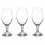 Conjunto de Taças Imperial para Vinho em Vidro 280ml com 3 Peças - Fratelli