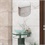 Conjunto Lavabo em Vidro Cris Glass Jade 50x45,5cm Transparente - Cris Metal