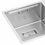 Cuba Dupla para Cozinha em Inox Wish 74,5x20,1cm Cromada - Deca 