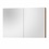 Espelheira para Banheiro Life 80 56x80cm Freijó - Astral Design