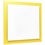 Espelho Quadrado em Mdf Lapidado Eleganza 60x60cm Amarelo - Epaglass