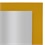 Espelho Quadrado em Mdf Lapidado Eleganza 60x60cm Amarelo - Epaglass