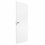 Folha de Porta de Giro Colmeia Lisa 210x62cm Branco - Vert