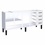 Gabinete Apolo Flat 200 em Aço 192x91cm Branco - Cozimax