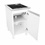 Gabinete com Tanque Alto Brilho Vsa 3,5'' 44x51,5x85cm Inox - Docol