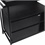 Gabinete para Banheiro com Cuba Malta 85x45cm Preto Fosco - Venturi