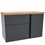 Gabinete para Banheiro em Mdf Castellon 80x53cm Preto - Darabas Agardi