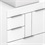 Gabinete para Banheiro em Mdf com Cuba Quadrada Basic 60x38cm Branco - Celite 