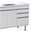 Gabinete para Cozinha em Mdf Ferrara 120x70cm Branco - Corso