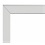 Guarnição em Alumínio para Janela Maxim-Ar Ou Basculante Alumifort 80x80cm Branca - Sasazaki