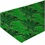 Jogo Americano Nylon Selva 28x43cm Verde Folhagem - Uatt