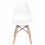 Kit Cadeira Eames com Base de Madeira Branca com 4 Peças - Ór Design