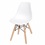 Kit Cadeira Eames com Base de Madeira Branca com 4 Peças - Ór Design