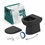 Kit Completo Vaso Sanitário Convencional com Assento Smart Matte Black - Celite 