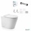 Kit Completo Vaso Sanitário Convencional Sifônico Liss Branco - Docol