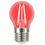 Lâmpada Led com Filamento Color Bolinha G45 4w Autovolt Luz Vermelha - Taschibra  