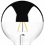 Lâmpada Led com Filamento Defletora Espelhada Globo G95 3w Autovolt Luz Quente - Taschibra  