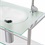 Lavabo em Inox 38,5x76cm Incolor - Cris Metal