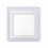 Luminária de Led de Sobrepor Quadrada 3 Estágios Downlight 12w+6w Bivolt Branca 3000-6500k - Elgin