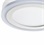 Luminária de Led de Sobrepor Redonda 3 Estágios Downlight 18w+6w Bivolt Branca 6500k - Elgin