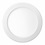 Luminária Painel de Led de Embutir Redonda Downlight 18w Bivolt Branca 2700k - Elgin