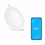 Luminária Painel Inteligente de Embutir Redondo Downlight Smart Wi-Fi 18w 3000 a 6000k Branco - Elgin