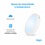 Luminária Painel Inteligente de Sobrepor Redondo Downlight Smart Wi-Fi 18w 3000 a 6000k Branco - Elgin