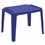 Mesa Infantil em Polipropileno Dona Chica 49,5x63,5x46cm Azul - Tramontina 