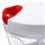 Mini Fatiador em Plástico 13x10cm Branco E Vermelho - Casanova