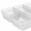 Organizador de Gaveta Logic 8,5x23cm Natural com 4 Peças - Ou