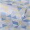 Papel de Parede Vinílico Geométrico Triângulos 0,52x10m Azul - Bobinex