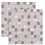 Pastilha de Vidro Elegance Sand Stone 29,5x29,5cm Bege - Glassline