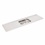 Pia de Inox com Cuba Central 200x52cm - Fabrinox