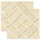 Piso Cerâmico Borda Bold Astra Bege 45x45cm - Star Golden