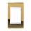 Placa 4x2 para 3 Módulos Refinatto Concept Ouro E Branco - WEG