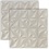 Porcelanato Acetinado Matte Borda Reta Sense Abstract Soft Off White 58,4x58,4cm - Portinari 